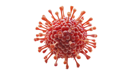 Viruses, bacteria, pathogens transparent background