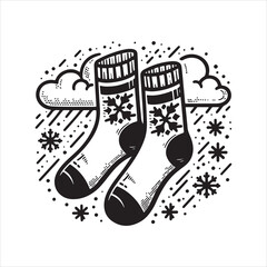 socks clipart