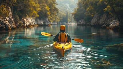 Exciting Kayaking Trip on Crystal Clear River Waters