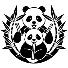 panda bear Vector