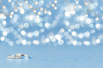 婚約指輪と結婚指輪　Generative AI