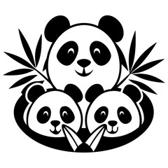 panda bear Vector