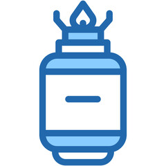 Gas, fire, flame, camping, cooking, cook Icon