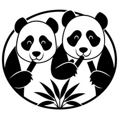 panda bear Vector