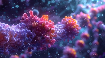 Fototapeta premium Abstract Microscopic View of a Cell.