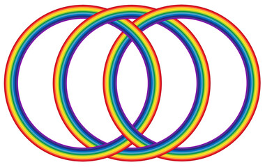anneaux arc-en-ciel 