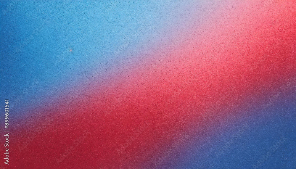 Poster Serene Gradient Texture. Abstract Artistic Patriotic Background Featuring a Smooth Transition from Calming Blue to Vibrant Red Hues, for Modern Design Projects and Creative Visuals