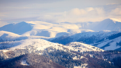 winter mountain landscape