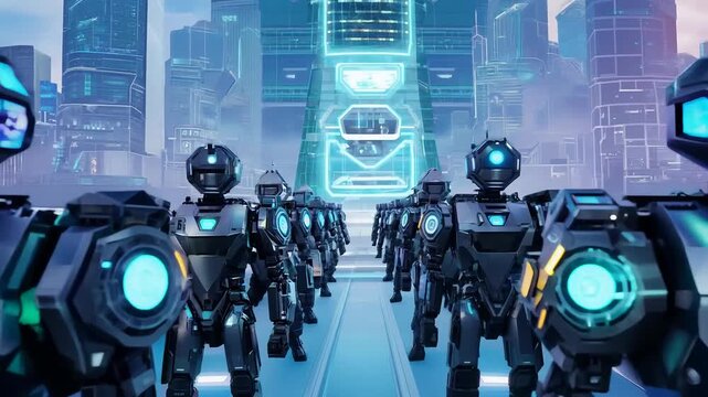 Future city patrol with autonomous robots