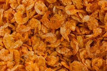 Dried shrimp Food ingredients from fresh markets