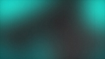 Dark Teal Grainy Gradient Background, Subtle Noise Texture, Abstract Poster Design