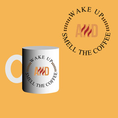 Vector illustration as greeting card, logo design, banner, poster for mug design