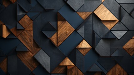 Geometric pattern  innovative shapes   gradient colors representing technology advancement