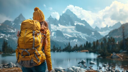 Thrilling Mountain Hiking Adventure in Scenic Wilderness