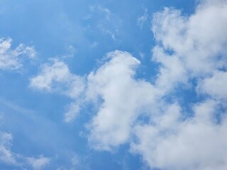 blue sky with clouds