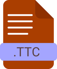 TTC   File extension icon with symbol