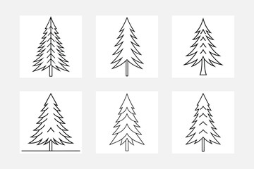 Pine Tree Line Art for Kids: A Coloring Adventure
