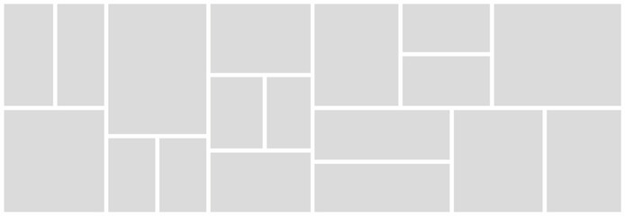 Pictures or photos frame collage abstract photo frames and digital photo wall template