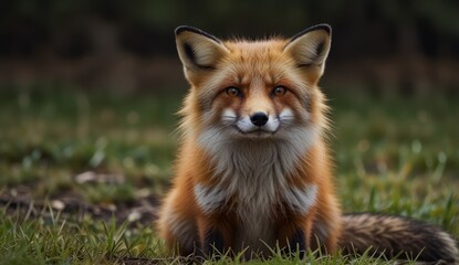 Graceful Red Fox in Nature