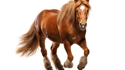 Obraz premium brown horse transparent background.