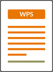 WPS Contract document icon