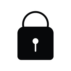 Lock icon vector sign symbol