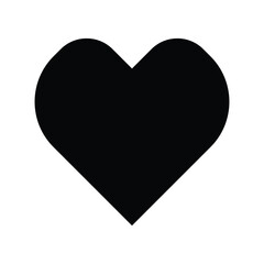 Heart love icon vector symbol