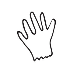 axe. saw. a hammer. blade. the tool. vector. doodle