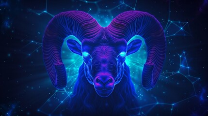 An intricate portrayal of Aries destiny, with detailed astrological elements and celestial imagery, highlighting future influences and cosmic guidance 8K , high-resolution, ultra HD,up32K HD