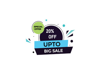    banner ,discount, red sale,offer, 20 percent, up to,  template. sticker final sale poster. special offer,  ,animation 
