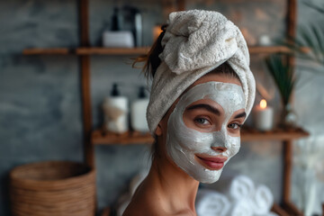 Beauty Routine, Putting on a Facial Mask