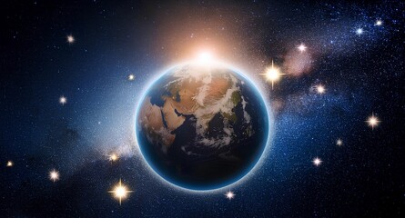 Fototapeta premium earth in space