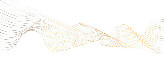 Transparent background Modern abstract glowing wave background. Dynamic flowing wave lines design element. Futuristic technology and sound wave pattern. PNG file