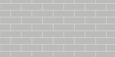 Fototapeta premium White brick background texture. gray brick pattern and white background wall brick.