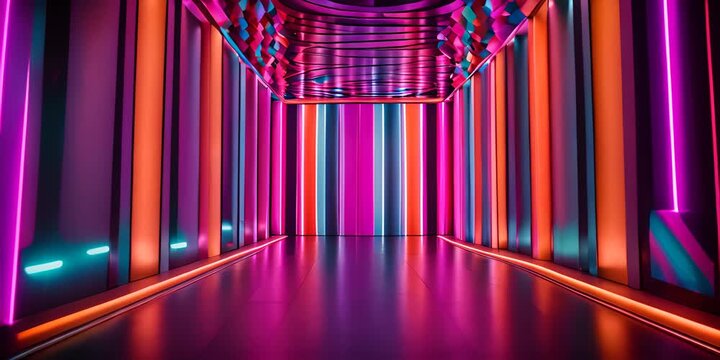 Colorful museum of illusions.