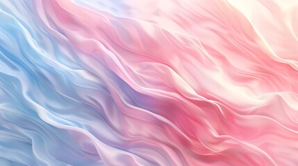 Obraz premium Vibrant pink fabric with a wavy, flowing texture, creating a dynamic and visually captivating pattern.