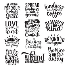 12 Kindness SVG Design Bundle