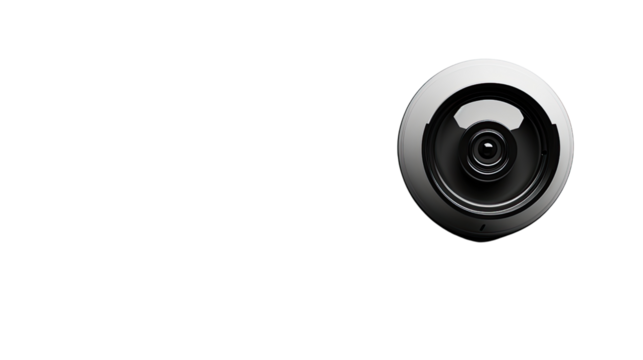 Surveillance camera transparent background