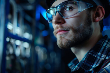 Industrial people and manufacturing labor concept made with generative AI