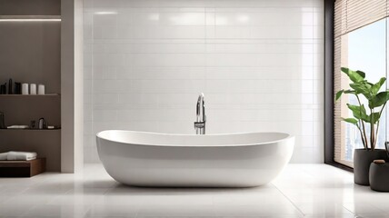 modern bathroom interior with bathroom
