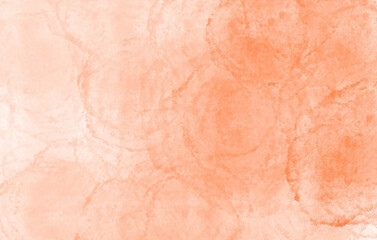 background watercolor orange peach, delicate, fashionable, universal, for website, packaging, poster, raster illustration. Fitness, food, business, beauty, fashion. Free space for text.