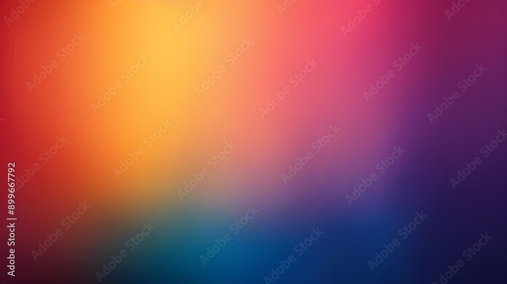 Wall mural  Gradient background blending smooth transitions of pink, orange, and blue, creating a serene visual effect.