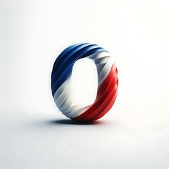 The image is a close up of the letter O