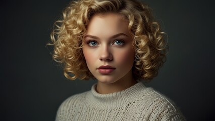Captivating Portrait of a Young Woman