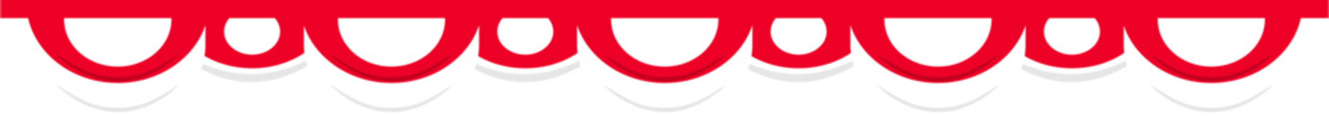 Obraz premium Indonesia Flag Curtain Header