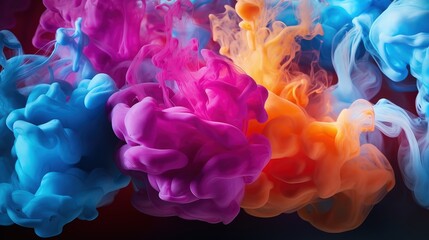 Fototapeta premium Abstract Swirling Colors in Water