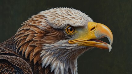 Obraz premium Majestic Bald Eagle Portrait