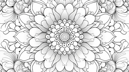 Stress Relief Mandala Adult Coloring Book: Beautiful Patterns to Color