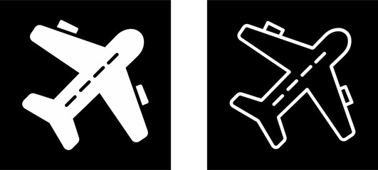 Plane Flying Vector Icon