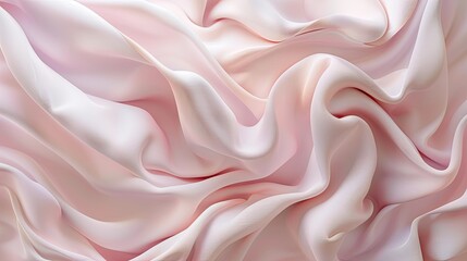 Obraz premium Elegant soft cloth flowing background, 3D render for luxury product and jewelry event mockup